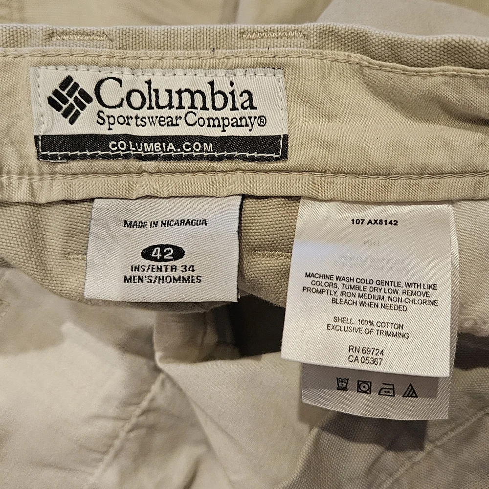 Columbia Sportswear 8oz Granite Cloth Active  Utility pants 42x27